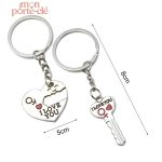 Porte-clé couple, parfait pour déclarer son amour