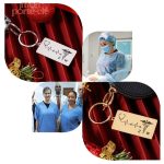 Porte-Clé Infirmière Unique et Pratique