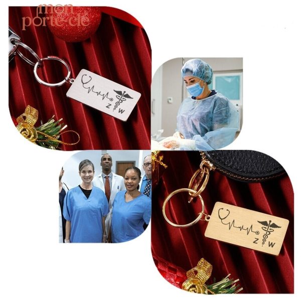Porte-Clé Infirmière Unique et Pratique