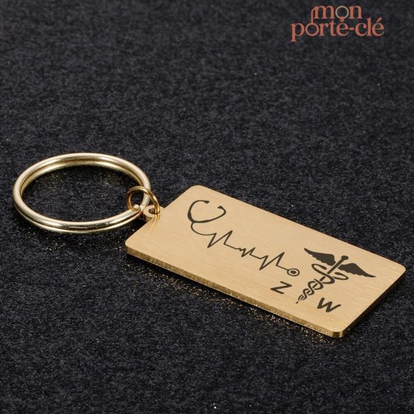 Porte-Clé Infirmière en Designs Variés