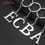 Porte-Clé Initiale Personnalisé