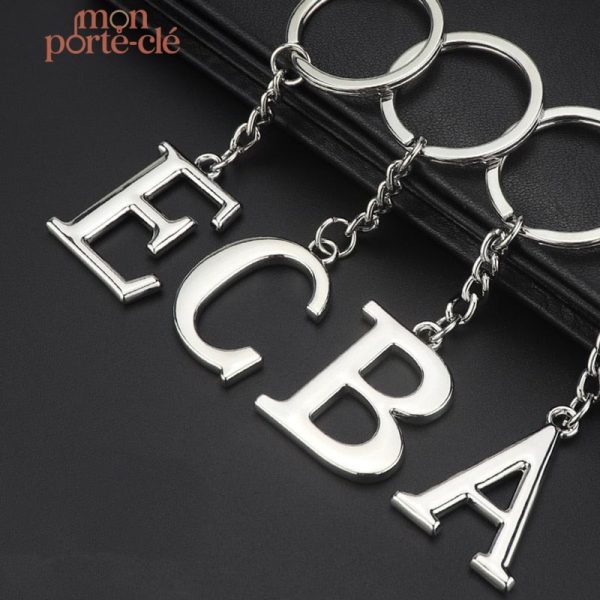 Porte-Clé Initiale Personnalisé
