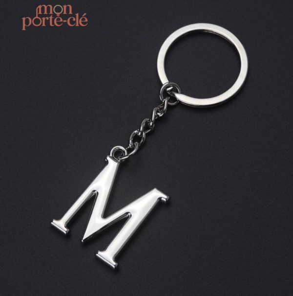 Porte-Clé avec initiale en relief