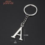 Porte-Clé Personnalisé avec Initiale