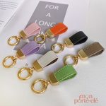 Porte-Clé Initiale en Cuir pour Cadeau