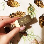 Porte-Clé Cuir Personnalisé avec Initiale