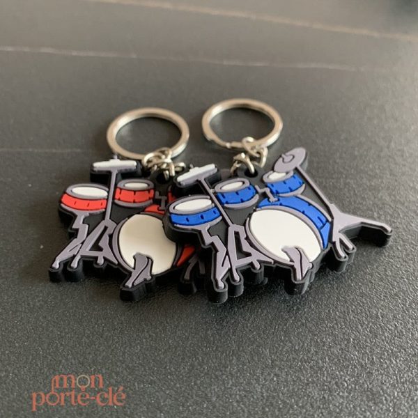 Porte-clé en métal pour les amoureux de la musique