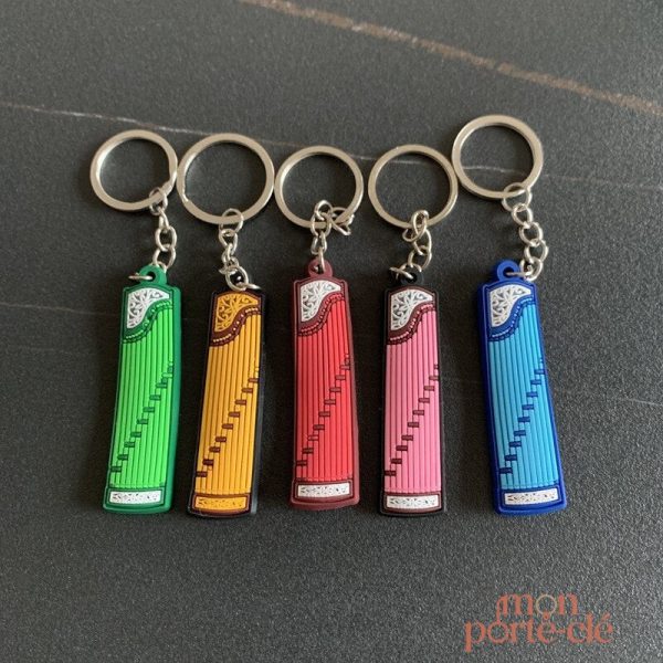 Porte-clé créatif en forme d'instrument