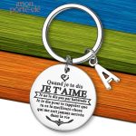 Porte-clé "Je T'Aime" pour couple