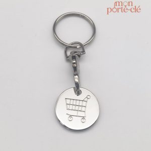 Accessoire pratique : Porte-Clé avec jeton de caddie