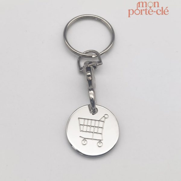 Accessoire pratique : Porte-Clé avec jeton de caddie