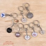 Jeton de caddie en porte-clé, idéal pour les promotions