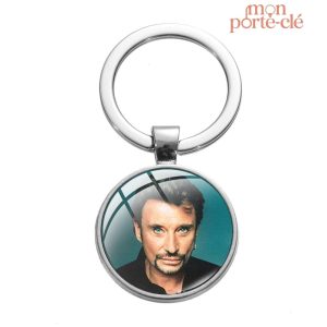 Porte-clé Johnny Hallyday, accessoire pour fans de musique
