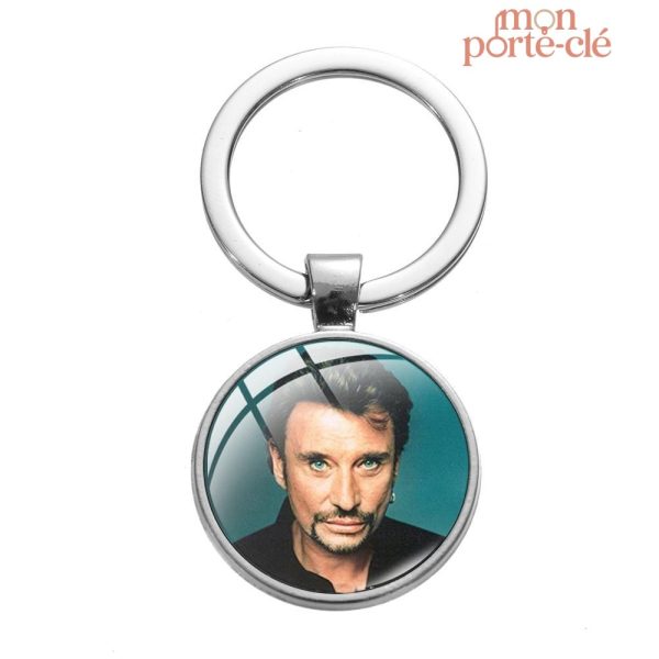 Porte-clé Johnny Hallyday, accessoire pour fans de musique