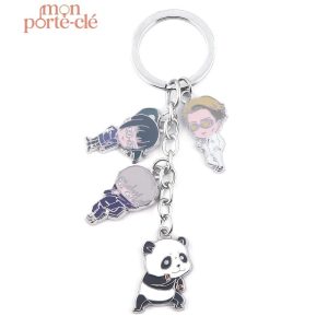 Porte-clé panda Jujutsu Kaisen original