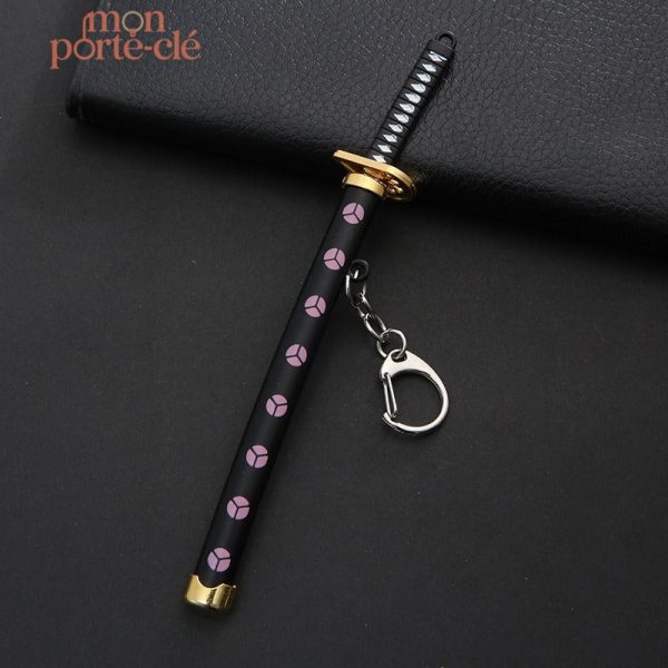 Porte-clé design épée japonaise