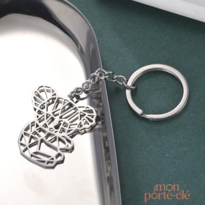 Porte-clé animalier koala, style décontracté