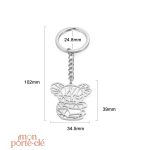 Porte-clé homme koala, ajout amusant à vos clés