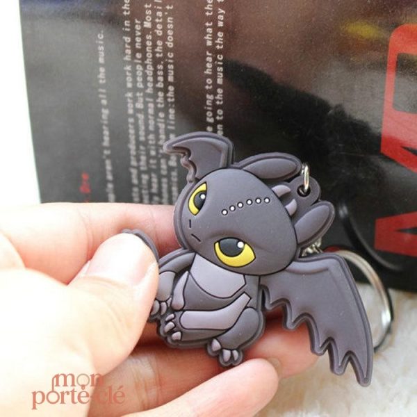 Krokmou porte-clé créatif en métal