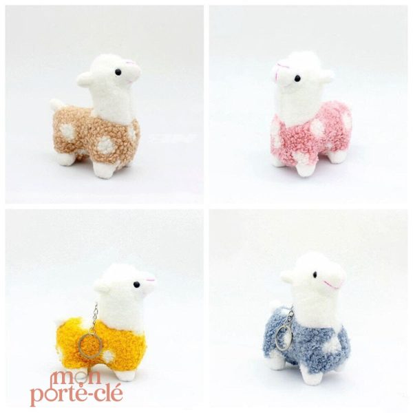 Porte-clé en forme de lama, accessoire pratique et fun