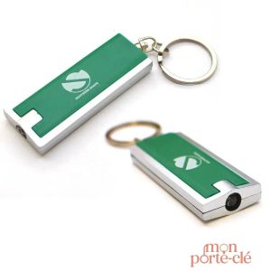 Porte-clé lampe LED publicitaire