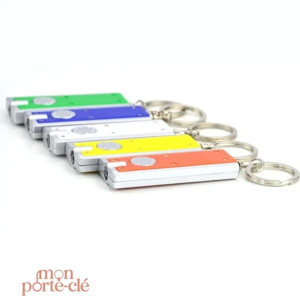 Porte-clé de promotion avec éclairage LED
