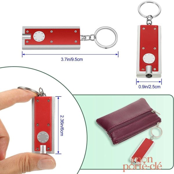 Porte-clé LED pour visibilité accrue