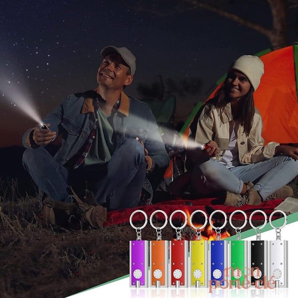 Lampe LED intégrée dans un porte-clé