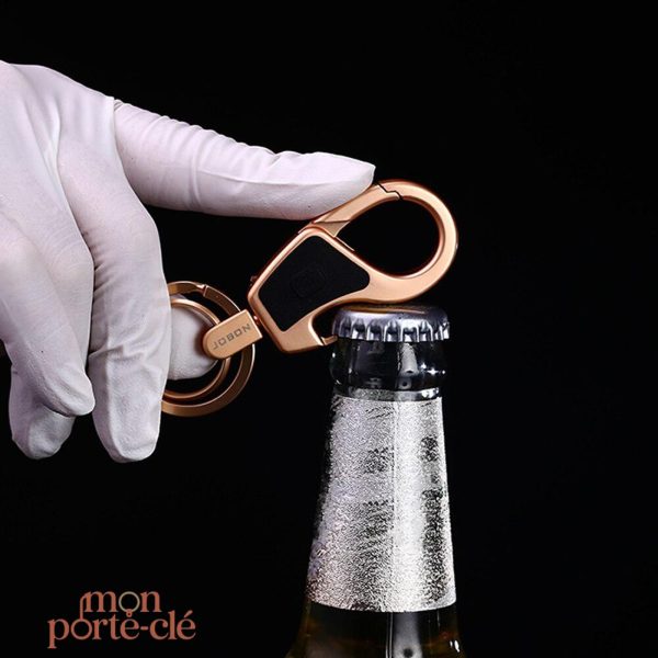 Porte-Clé Acier avec éclairage LED