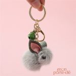Porte-clé lapin, douceur et charme
