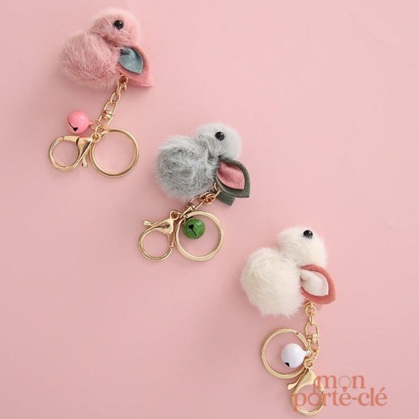 Porte-clé en fourrure, offre un look unique