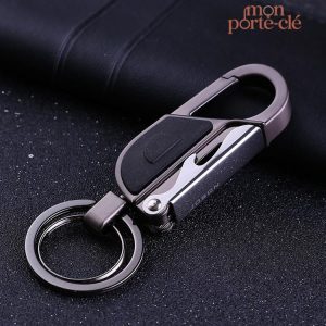 Porte-Clé Multifonction Festif Lumineux en Acier