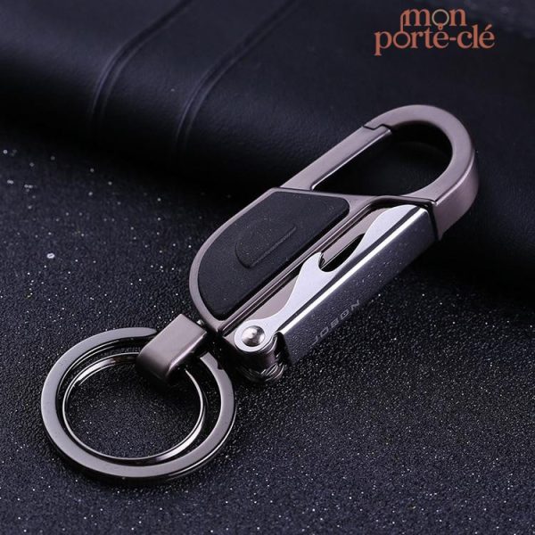 Porte-Clé Multifonction Festif Lumineux en Acier