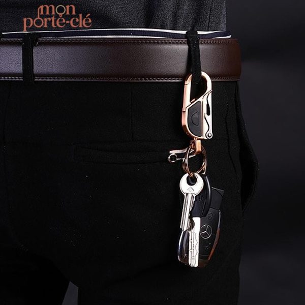 Porte-Clé en Acier, Idéal pour les Aventuriers