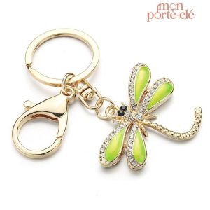Accessoire porte-clé libellule originale
