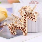 Porte-clé licorne, accessoire tendance et ludique