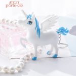 Porte-clé licorne lumineux, accessoire féérique