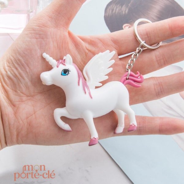 Licorne lumineuse porte-clé, cadeau magique et original