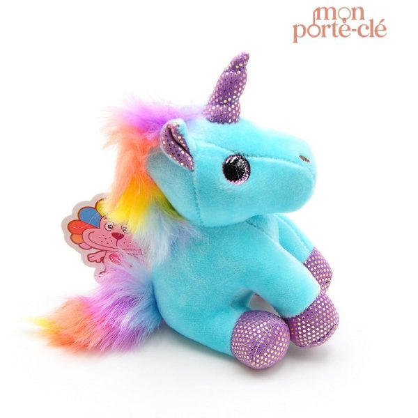 Porte-clé licorne peluche légère et originale