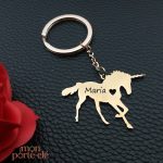 Porte-clé licorne personnalisé coloré et unique