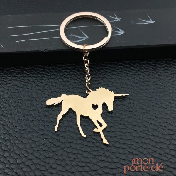 Porte-clé avec motif licorne pour un cadeau magique