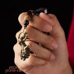 Porte-clé en forme de lion, design unique et élégant