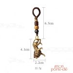 Porte-clé représentant un lion, cadeau idéal pour les fans d'animaux