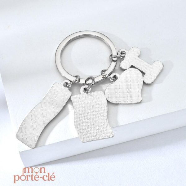 Porte-clé Original inspiré par l'architecture londonienne