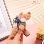 Porte-clé loup peluche design original