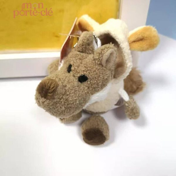 Loup peluche porte-clé cadeau idéal