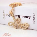 Porte-clé Love pour couples, symbole d'amour éternel