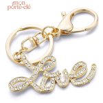 Porte-clé couple avec design romantique et élégant