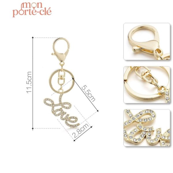 Porte-clé romantique, expression de l'amour partagé
