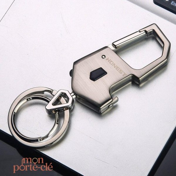 Porte-clé multifonction La Lumière Smart en acier